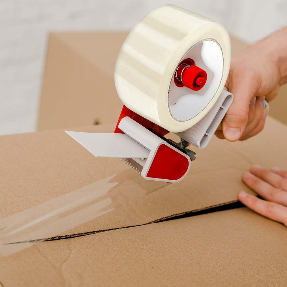 Transparent Packing Tape – 100 Meters x 2 Inch | Multipurpose Clear Adhesive Tape with Water-Based Glue for Packing and Craft Use