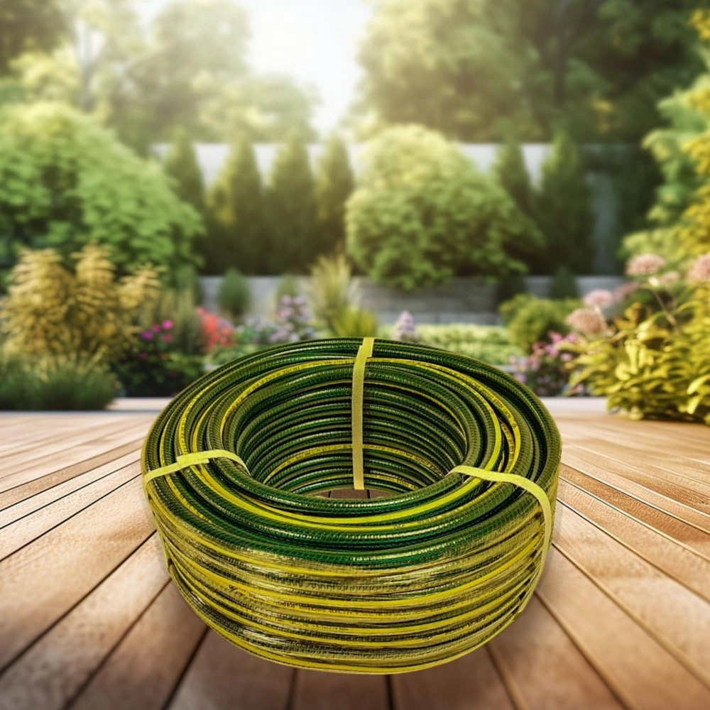 1/2 Inch Reinforced PVC Garden Hose Pipe | Standard Duty Flexible Water Hose