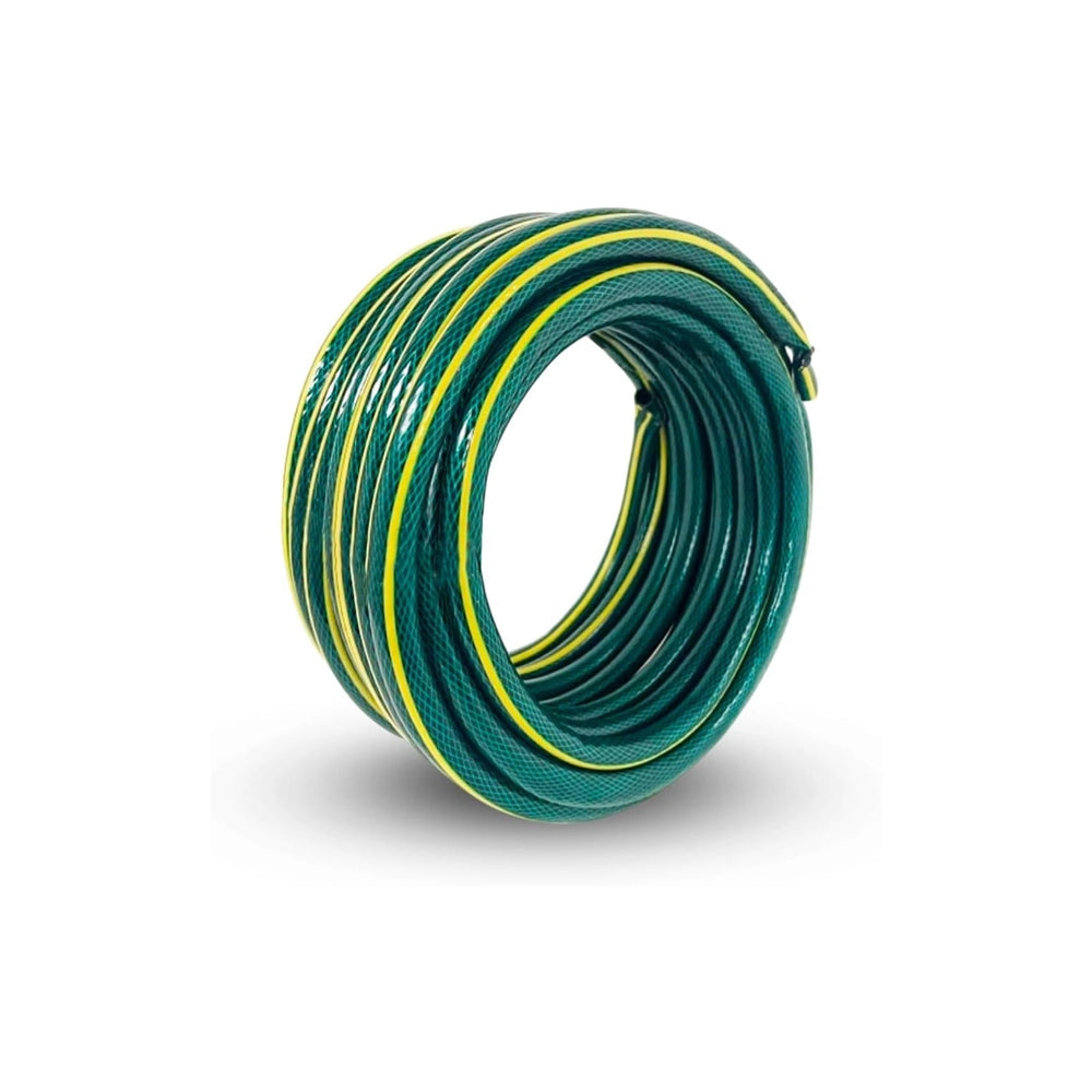 1/2 Inch Reinforced Garden Hose Pipe | Medium Duty Kink Resistant PVC Water Hose - Green