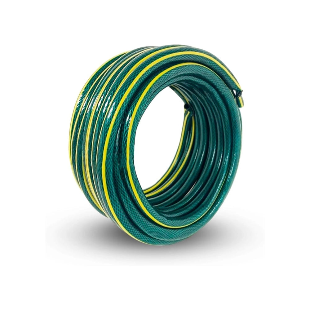 1/2 Inch Reinforced Garden Hose Pipe | Medium Duty Kink Resistant PVC Water Hose - Green