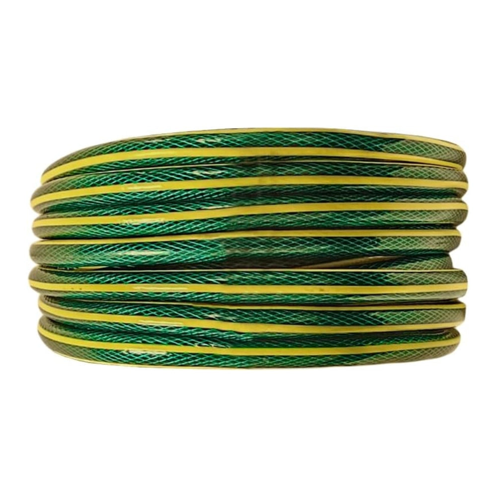 1/2 Inch Reinforced Garden Hose Pipe | Medium Duty Kink Resistant PVC Water Hose - Green