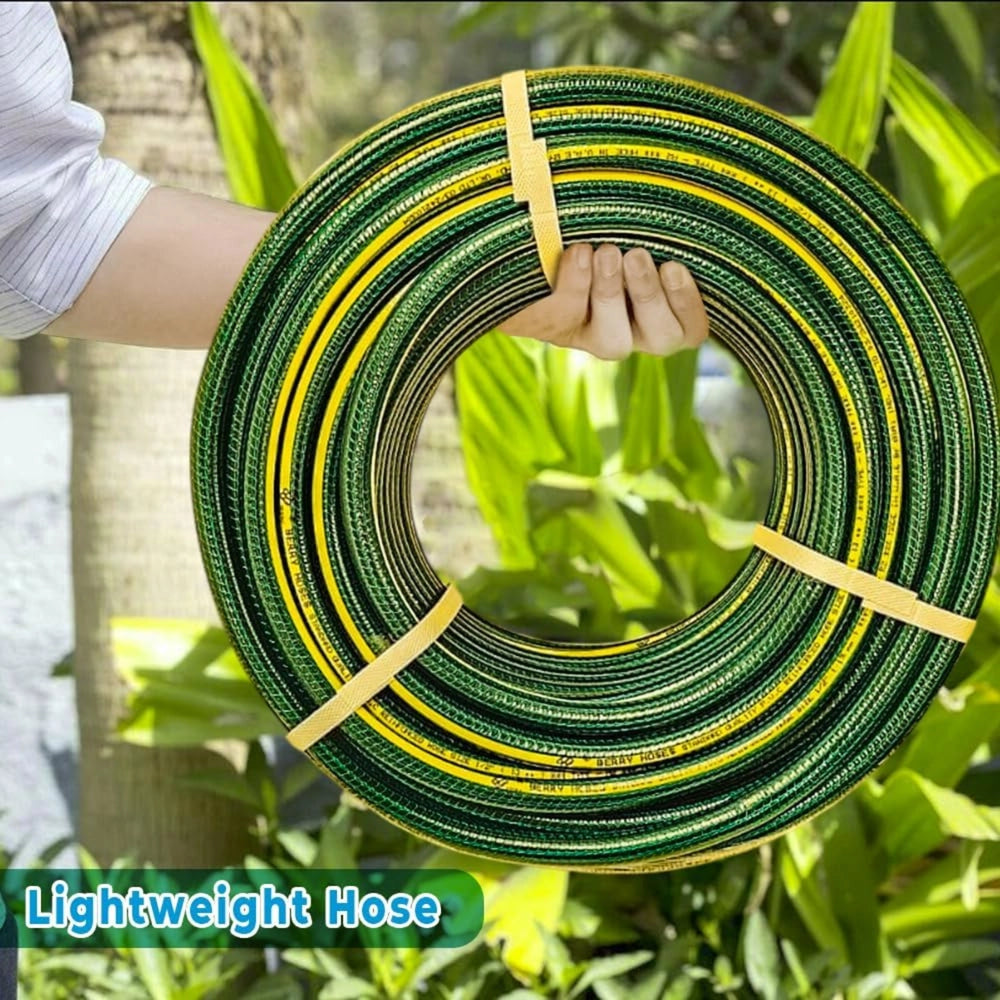 1/2 Inch Reinforced PVC Garden Hose Pipe | Standard Duty Flexible Water Hose