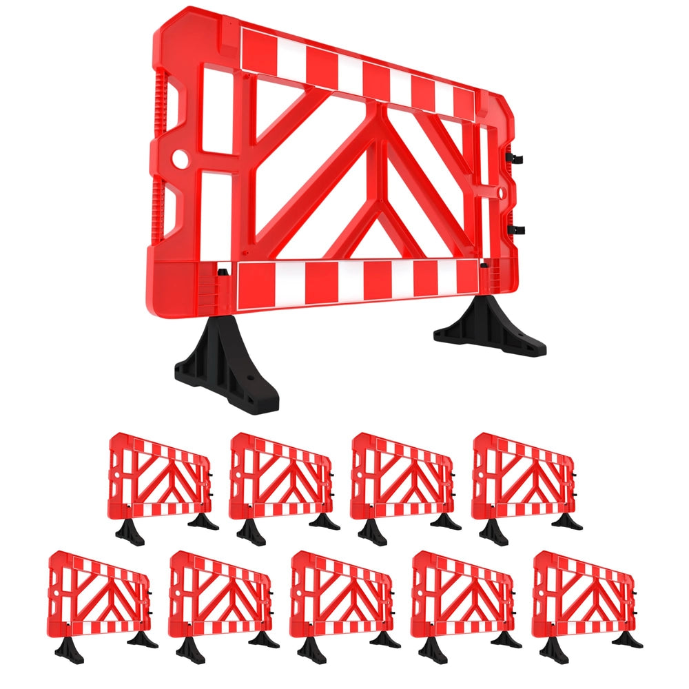 Chapter 8 Pedestrian Barrier with Standard Feet | Plastic Roadworks Barrier UK