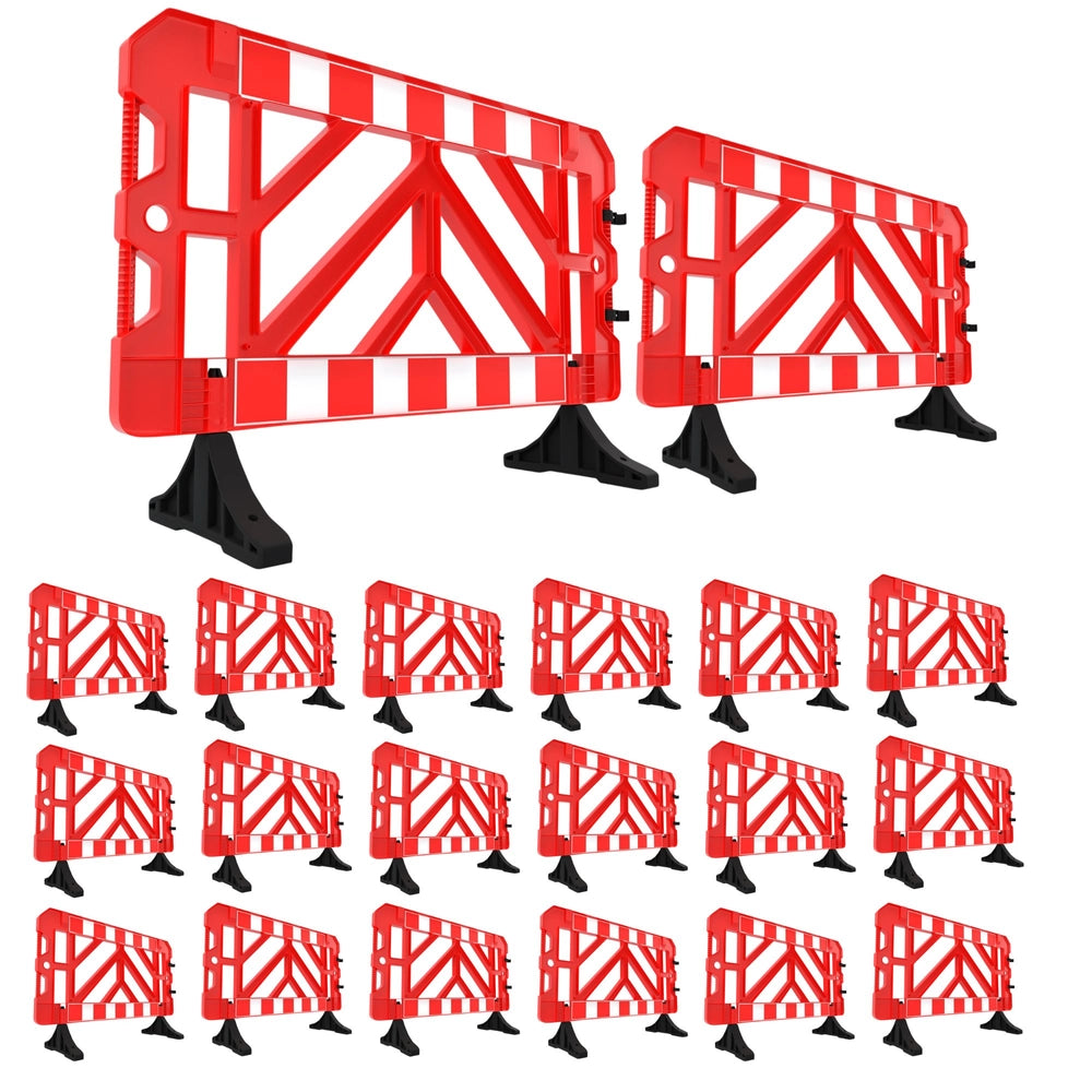 Chapter 8 Pedestrian Barrier with Standard Feet | Plastic Roadworks Barrier UK