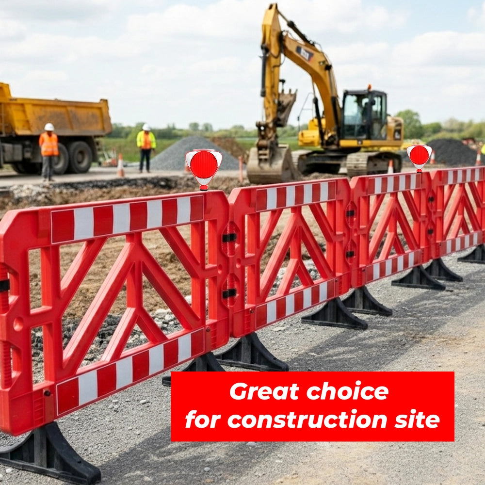 Chapter 8 Pedestrian Barrier with Standard Feet | Plastic Roadworks Barrier UK
