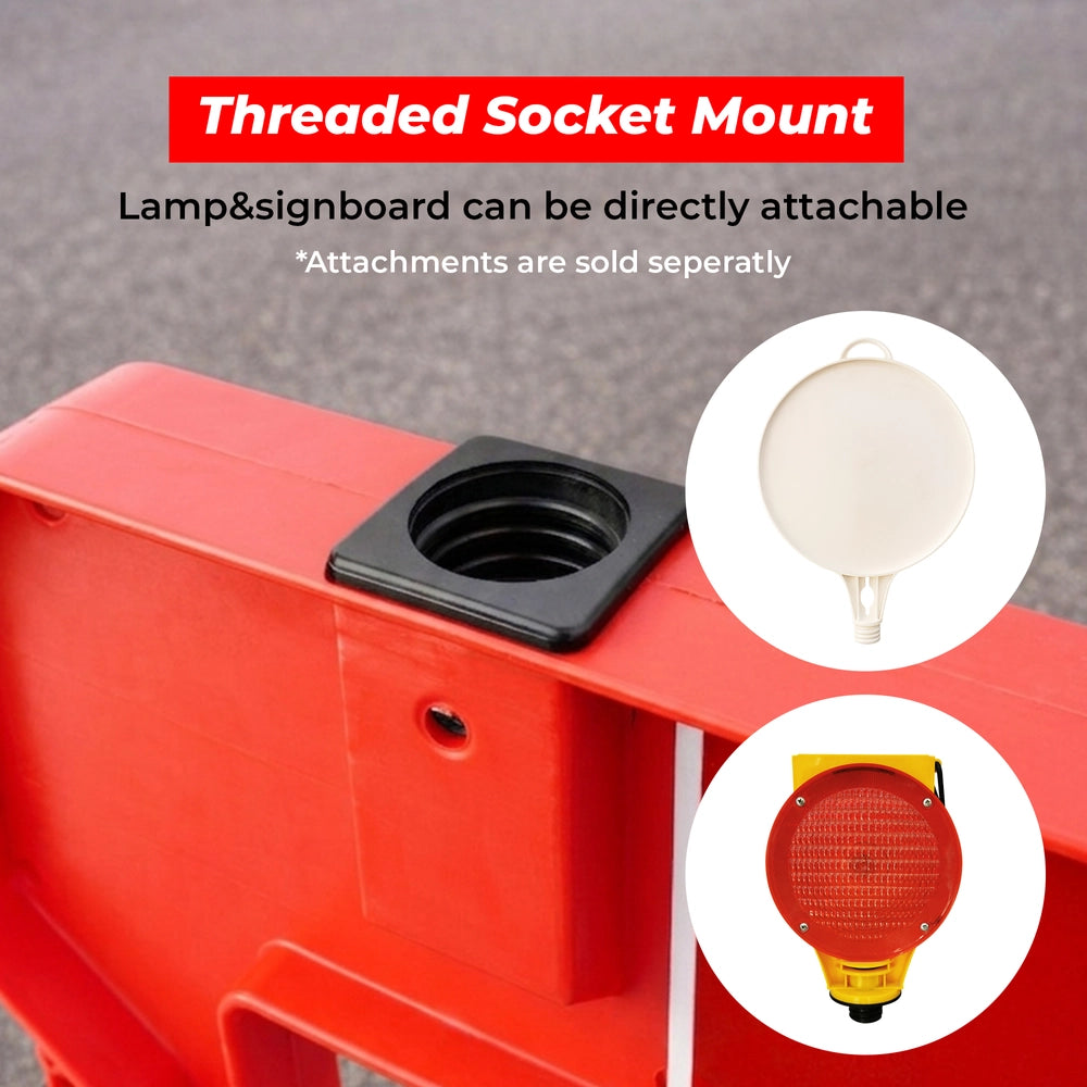 Chapter 8 Pedestrian Barrier with Standard Feet | Plastic Roadworks Barrier UK