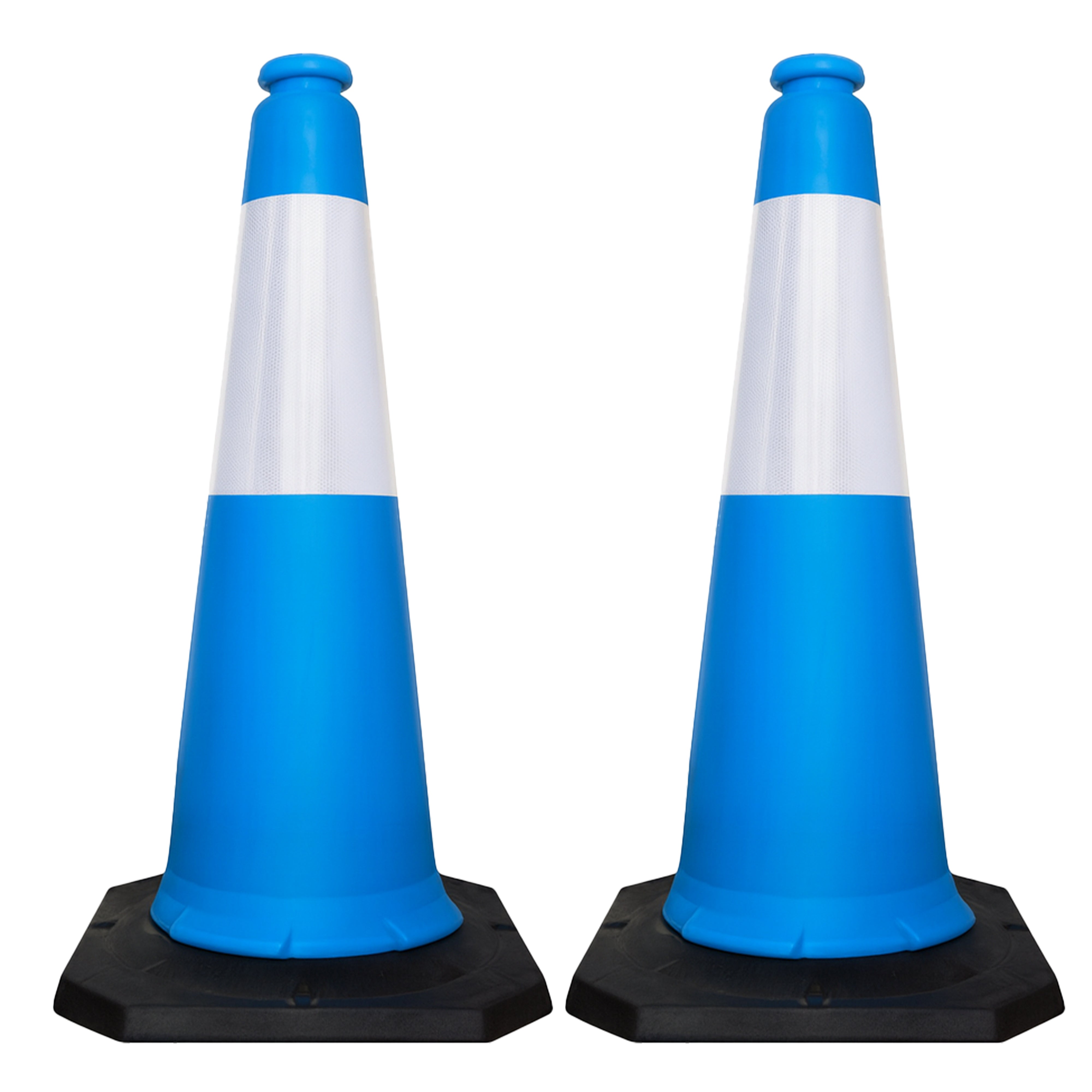 High Visibility Traffic Cone 1000mm Blue