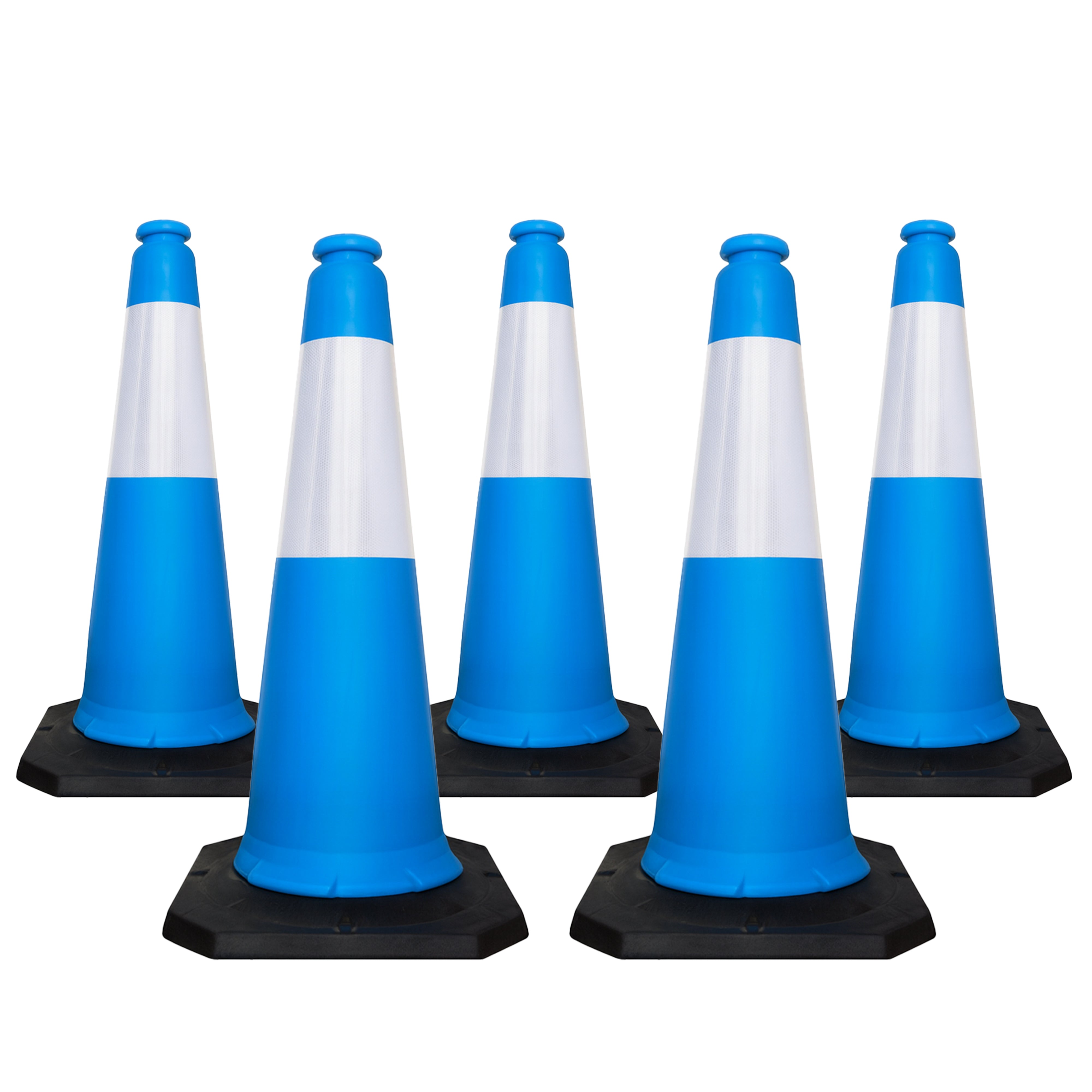 High Visibility Traffic Cone 1000mm Blue