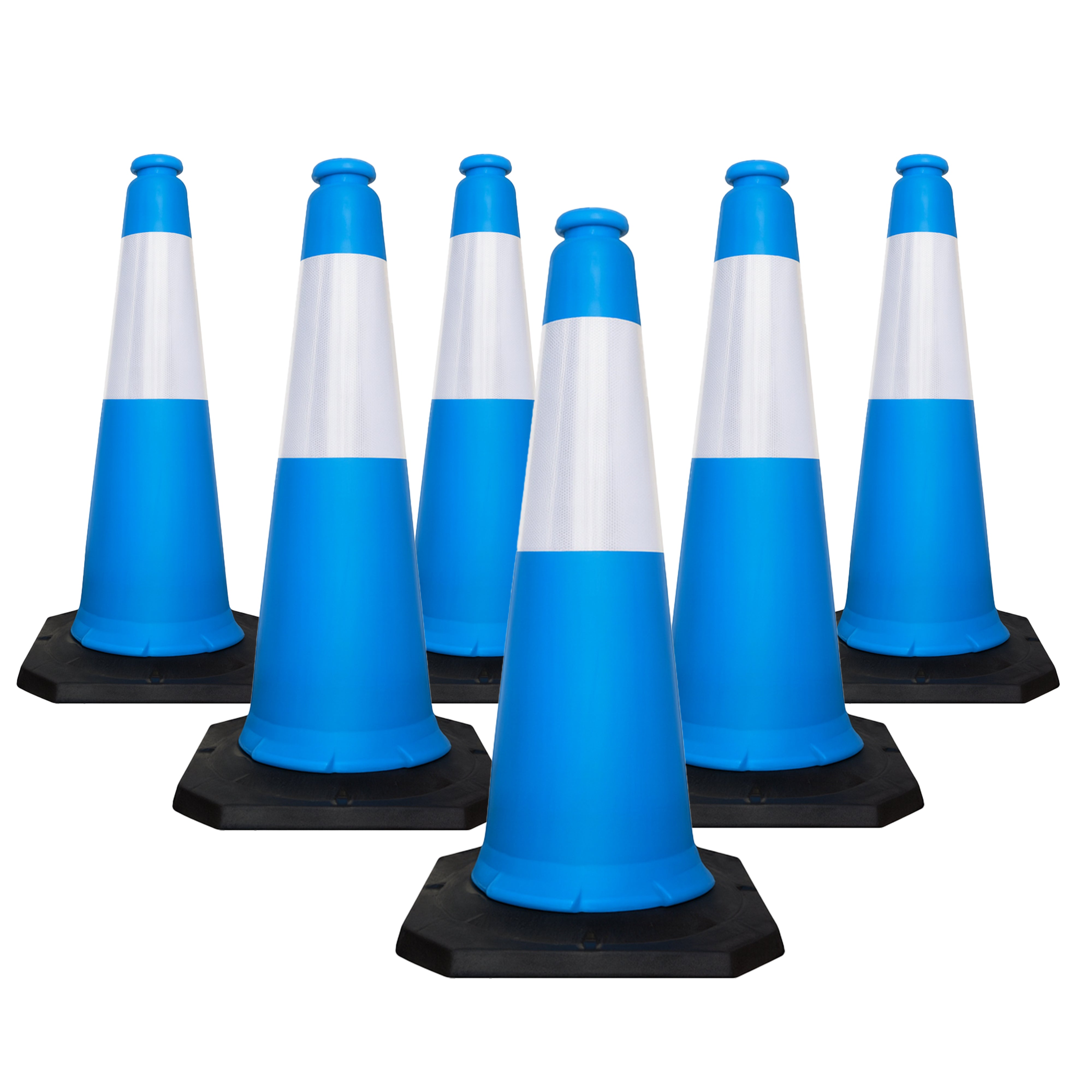 High Visibility Traffic Cone 1000mm Blue