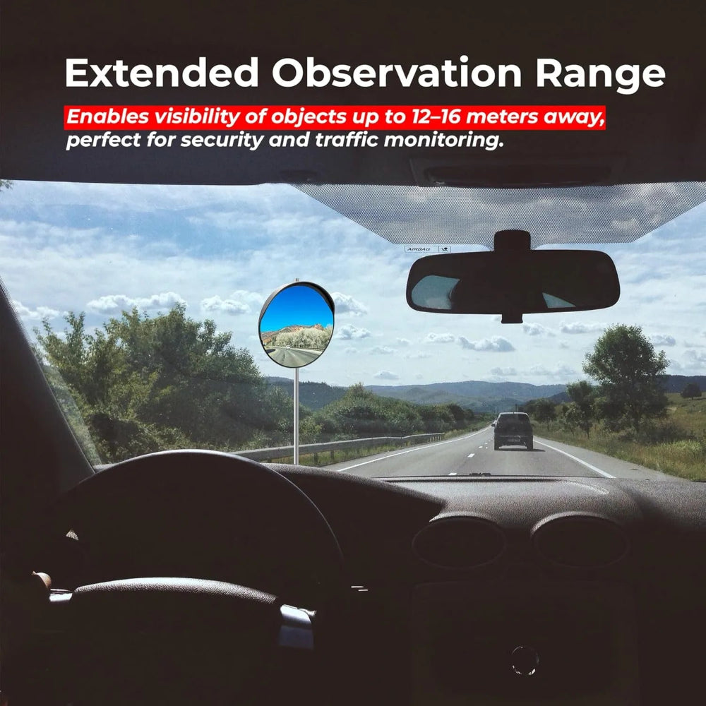 convex mirror extended range 