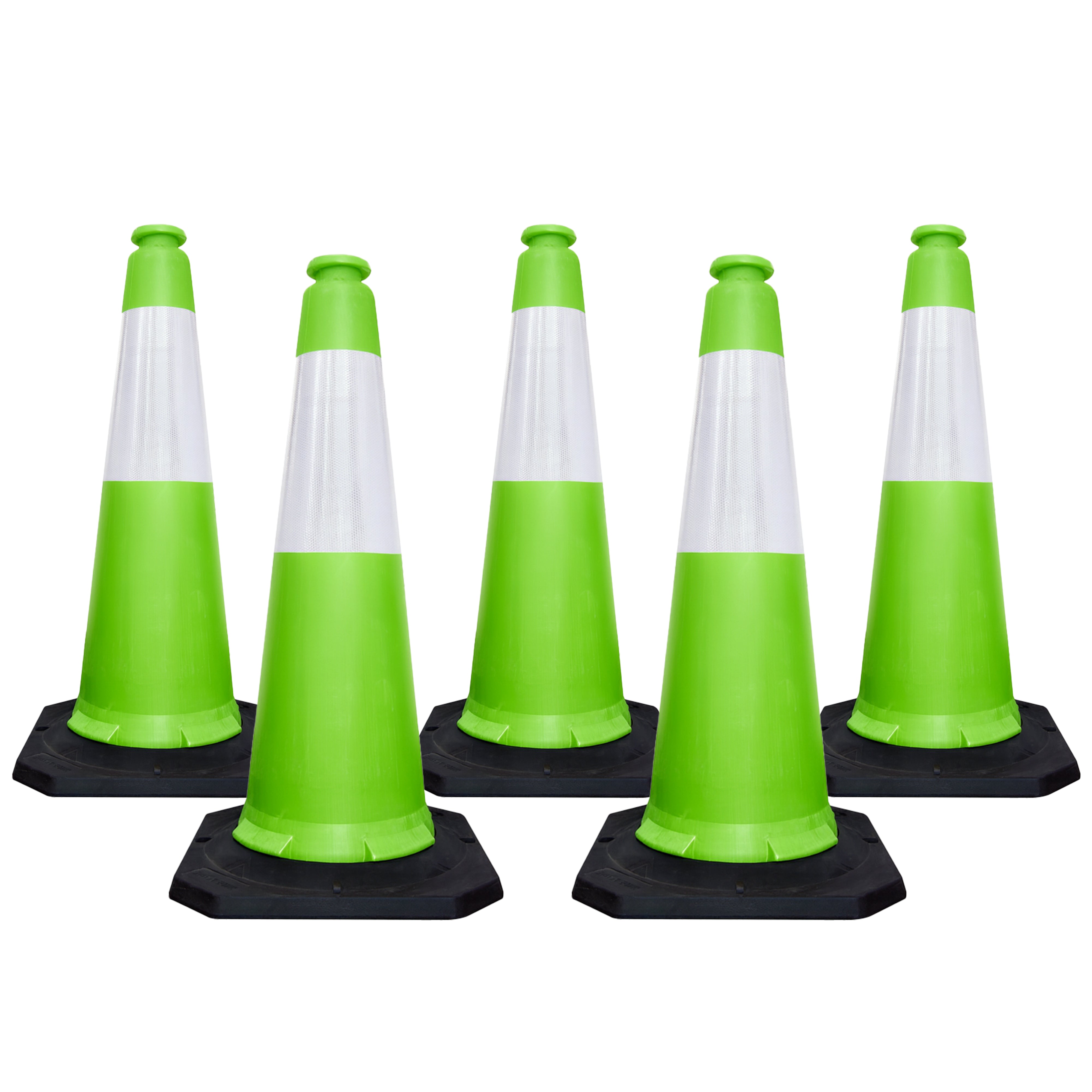 High Visibility Traffic Cone 1000mm Green