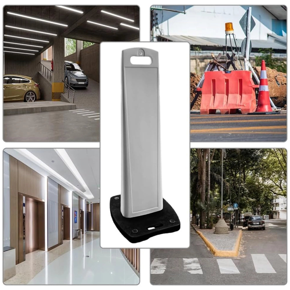 110cm Flexible Delineator Post with Weighted Base | Blank Pavement Sign