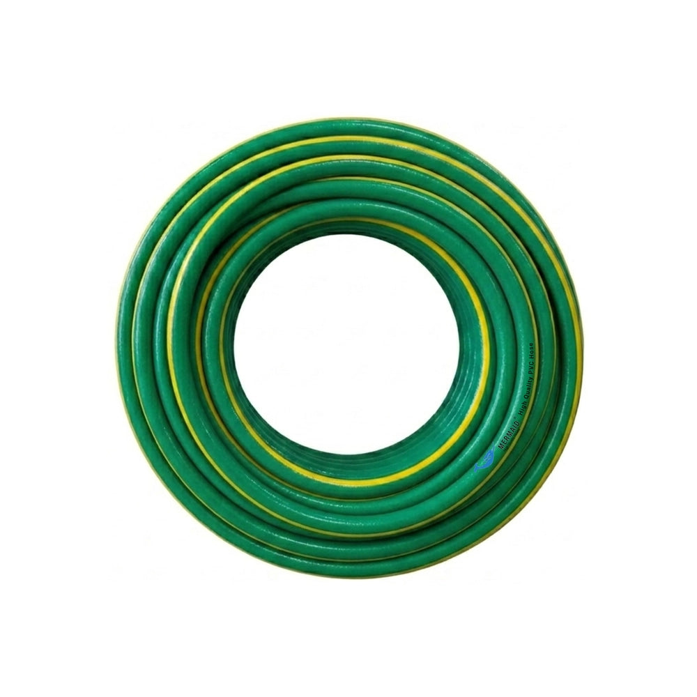 1/2 Inch 15Meter Reinforced Garden Hose Pipe | 4 Layer PVC Kink Resistant Water Hose - Green