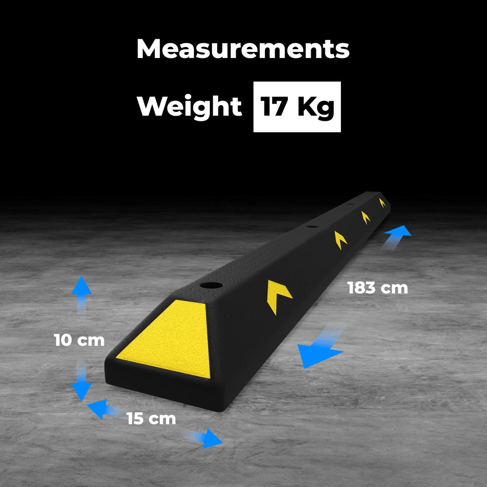 183cm heavy duty wheel stopper dimensions and weight
