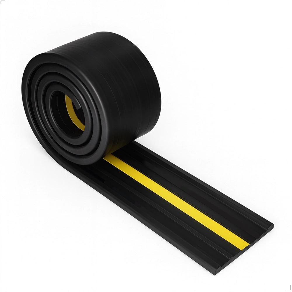 3 Meter Wall Guard Protector | Heavy Duty Garage & Parking Wall Bumper - Black & Yellow | 300× 20× 2.5CM