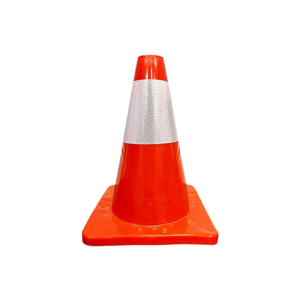30CM Reflective Safety Cone | Flexible PVC Training Cone – Orange