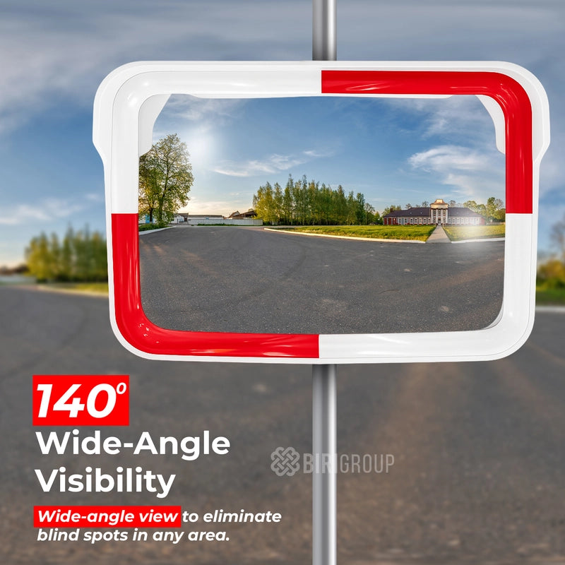 High Quality Convex Safety Mirror 40x60CM | Rectangular Wide Angle Security Mirror