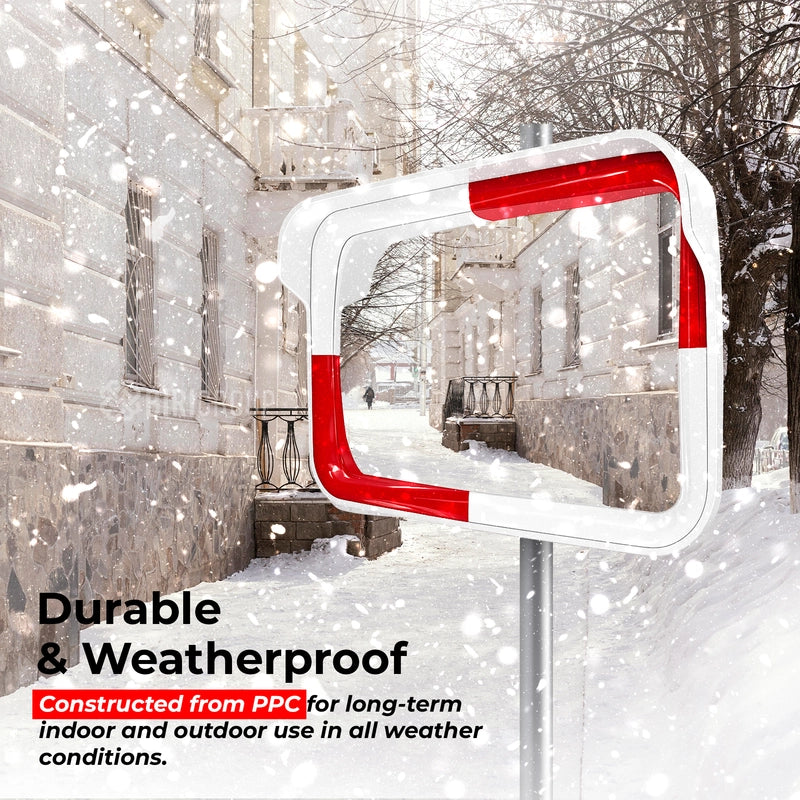 High Quality Convex Safety Mirror 40x60CM | Rectangular Wide Angle Security Mirror