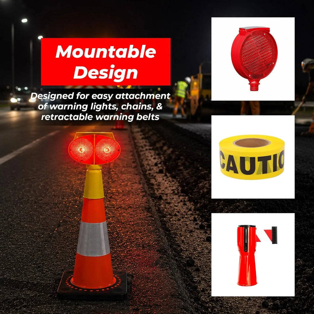 traffic cone mountable design 