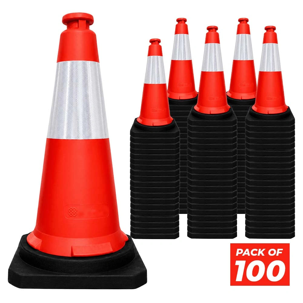 set of 100 pcs traffic cone 