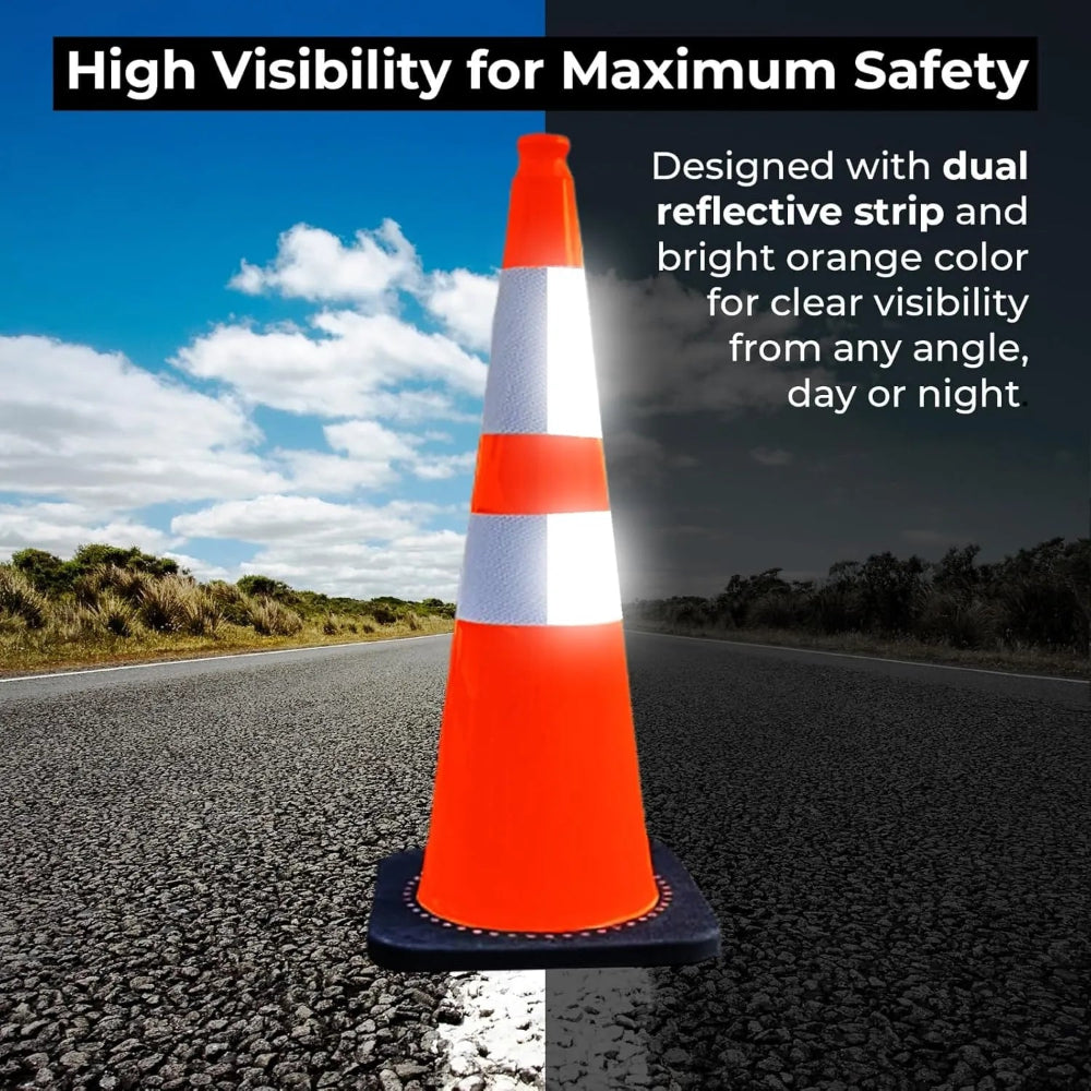 high visibility traffic cone 