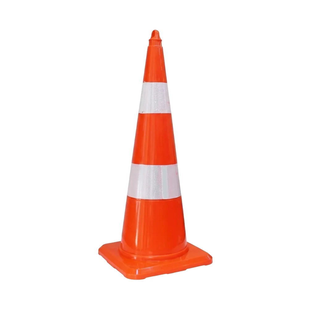 75CM Traffic Cone | Unbreakable PVC Reflective Safety Cone - Orange