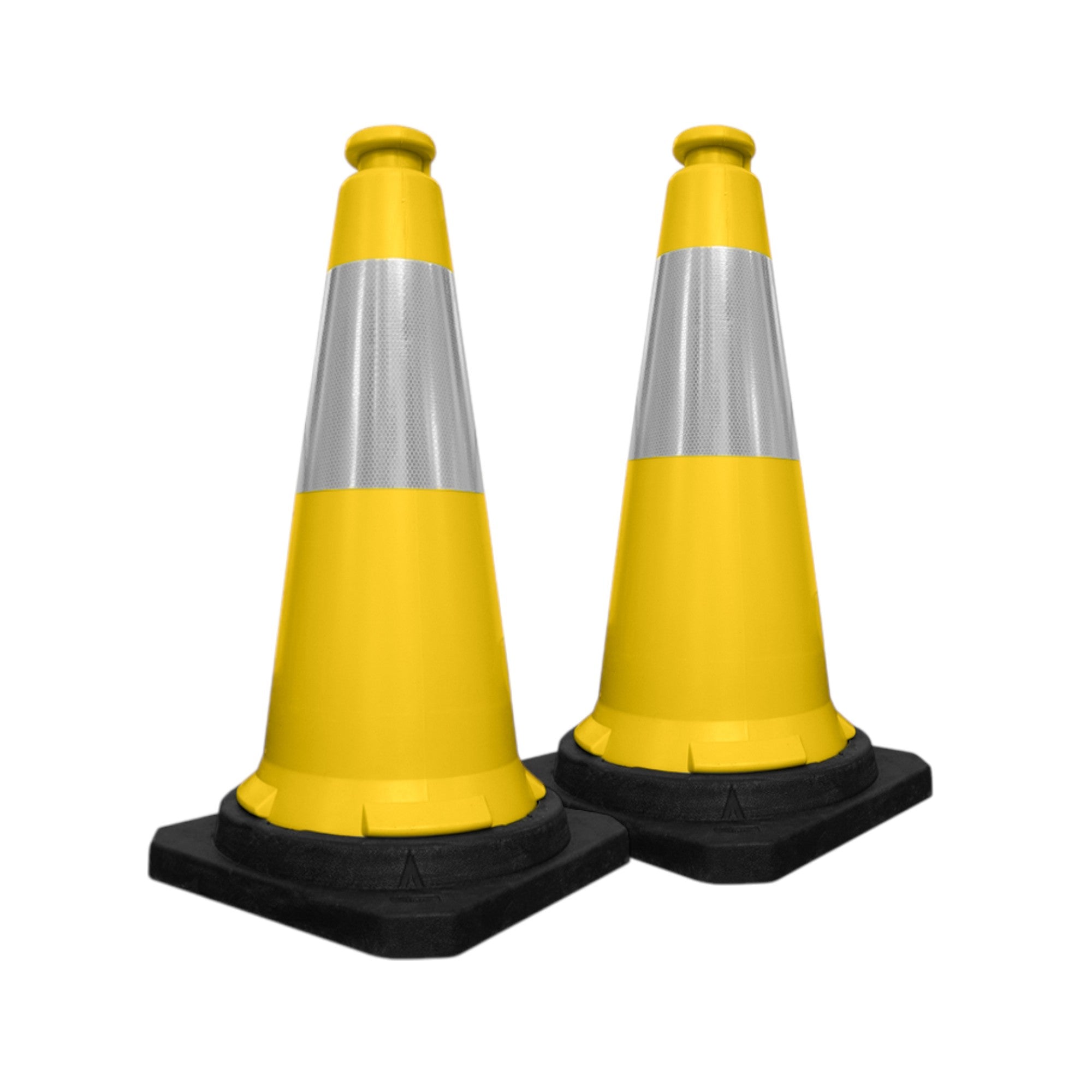750mm Traffic Safety Cone Red High Visibility Reflective