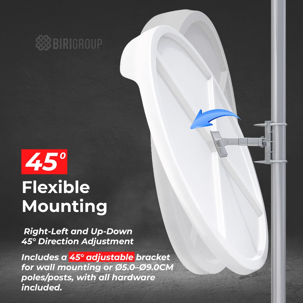 80CM Convex Safety Mirror | Wide Angle Security Mirror for Roads & Parking