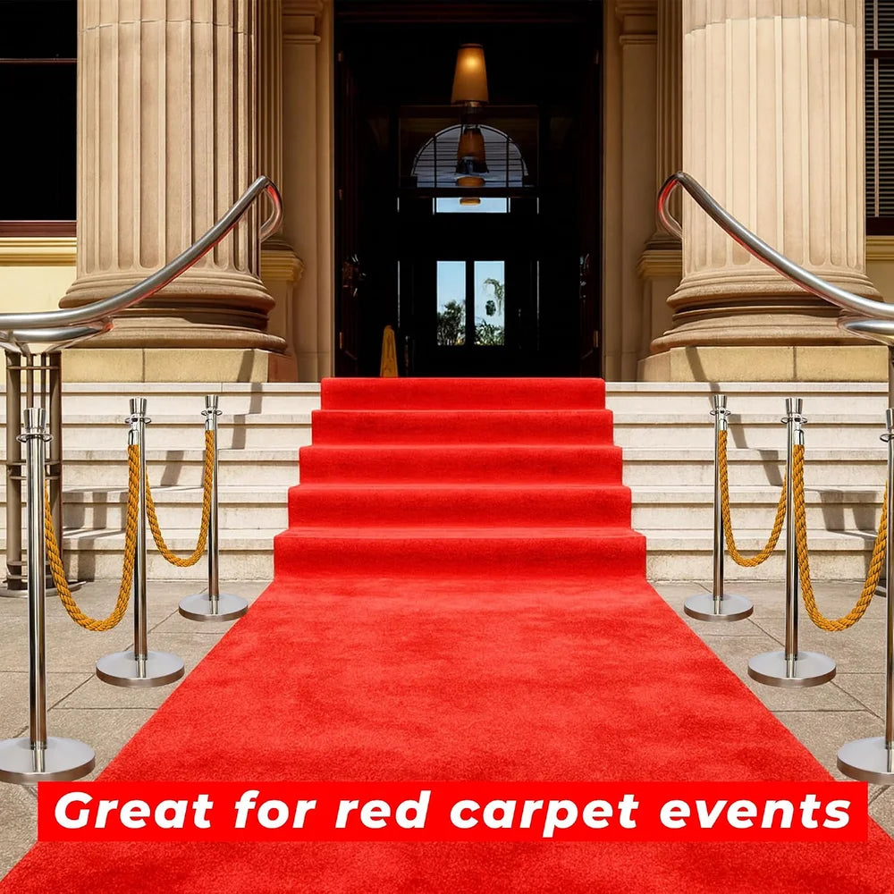 Berry 100CM Silver Stanchion Post with 1.5M Golden Twisted Rope