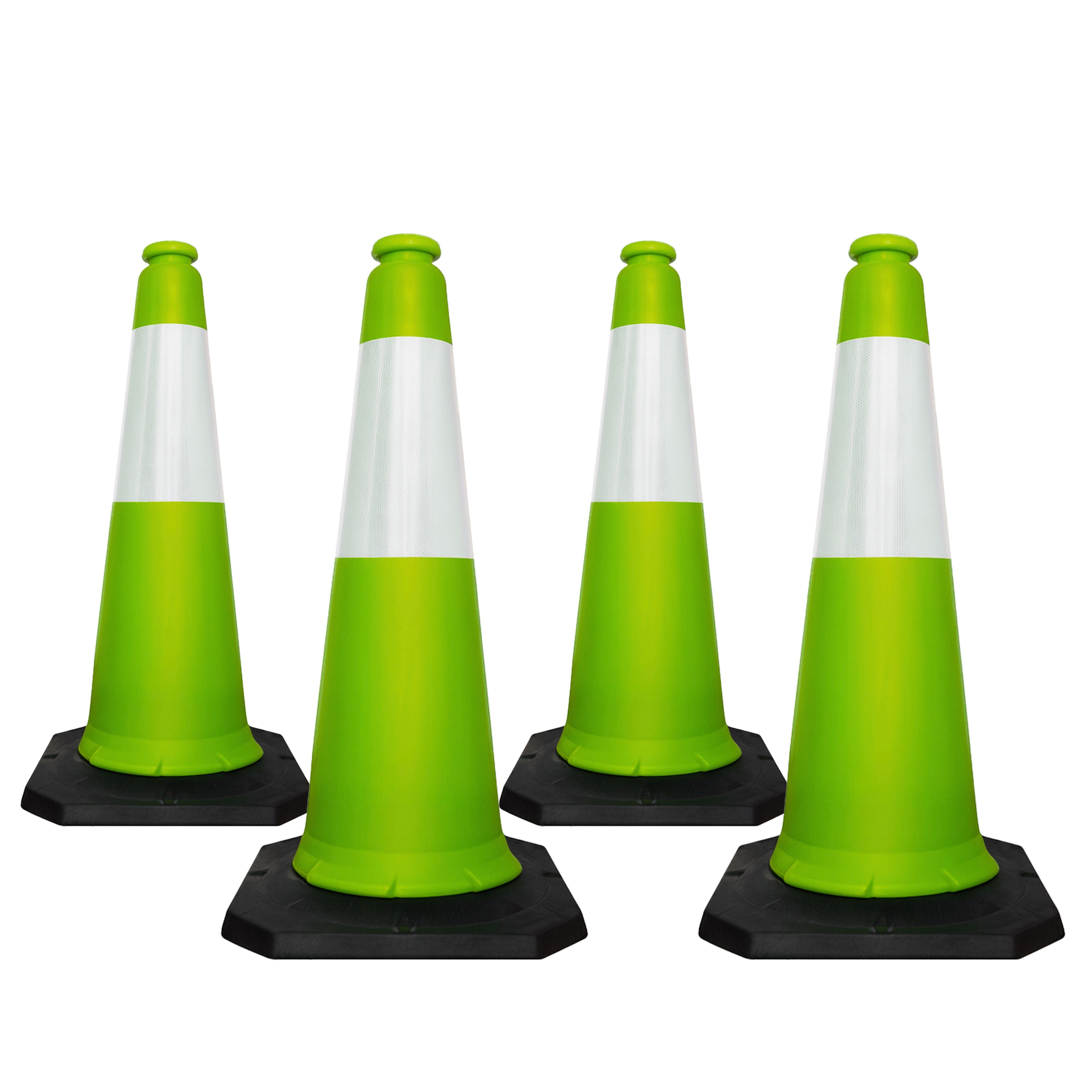 High Visibility Traffic Cone 1000mm Green