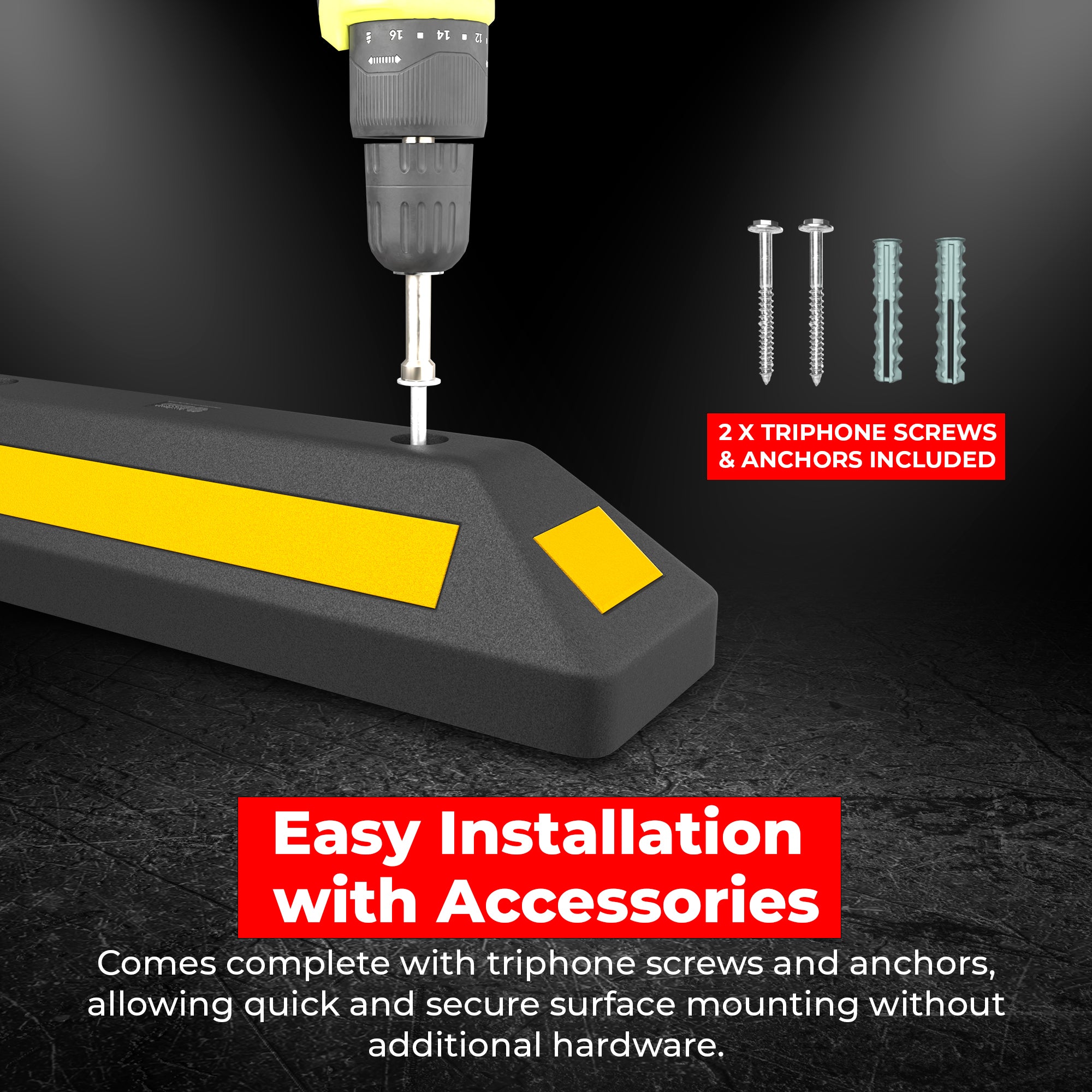 570mm Heavy Duty Wheel Stopper