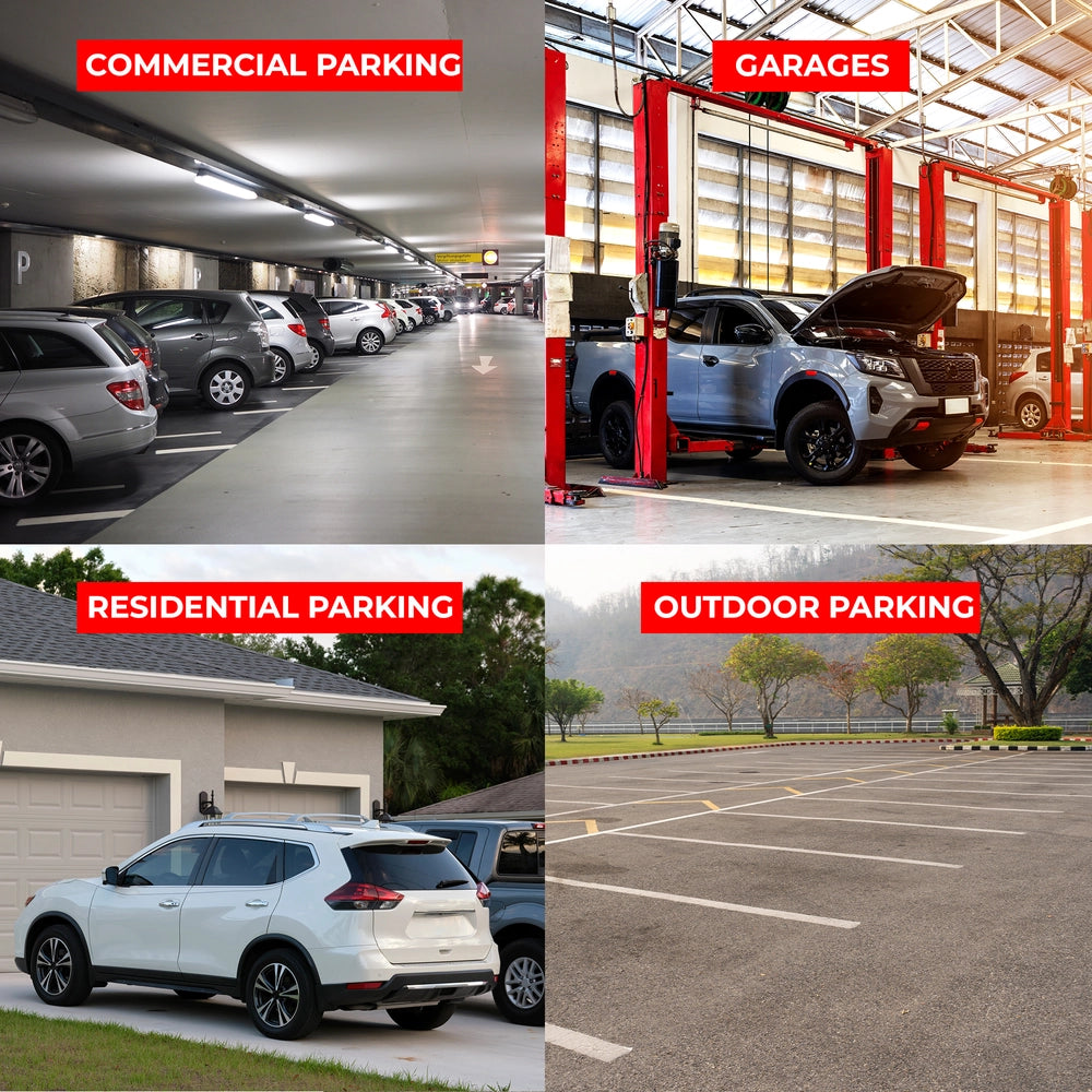 57CM Black Wheel Stop | Heavy-Duty Car Parking Stop Block