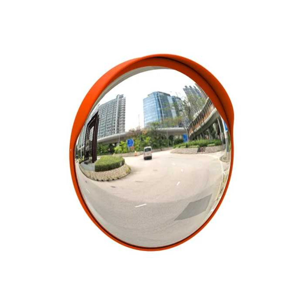 berry 60cm orange convex safety mirror uk