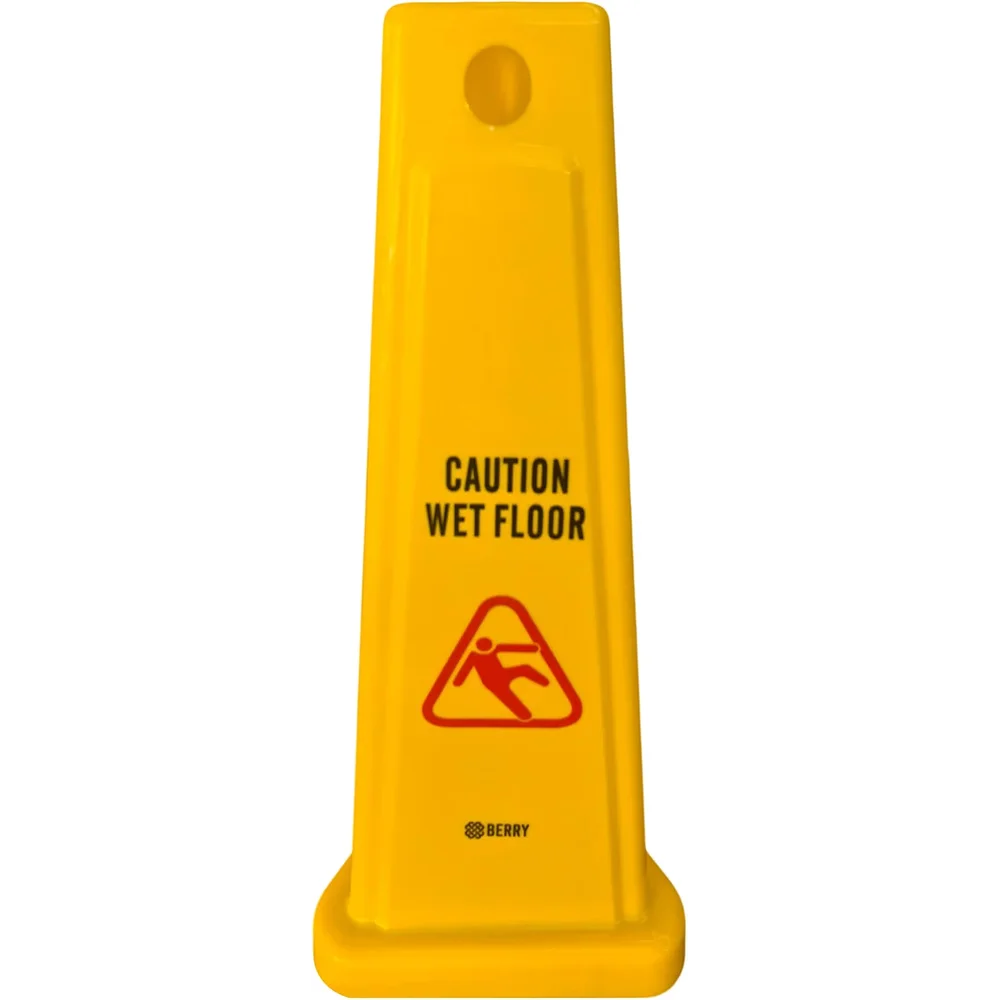 Berry 65CM Yellow Caution Wet Floor Cone