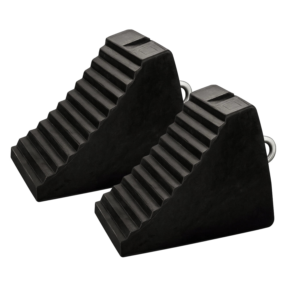 5KG Rubber Wheel Chock | Heavy Duty Non-Slip Wheel Stop with Handle