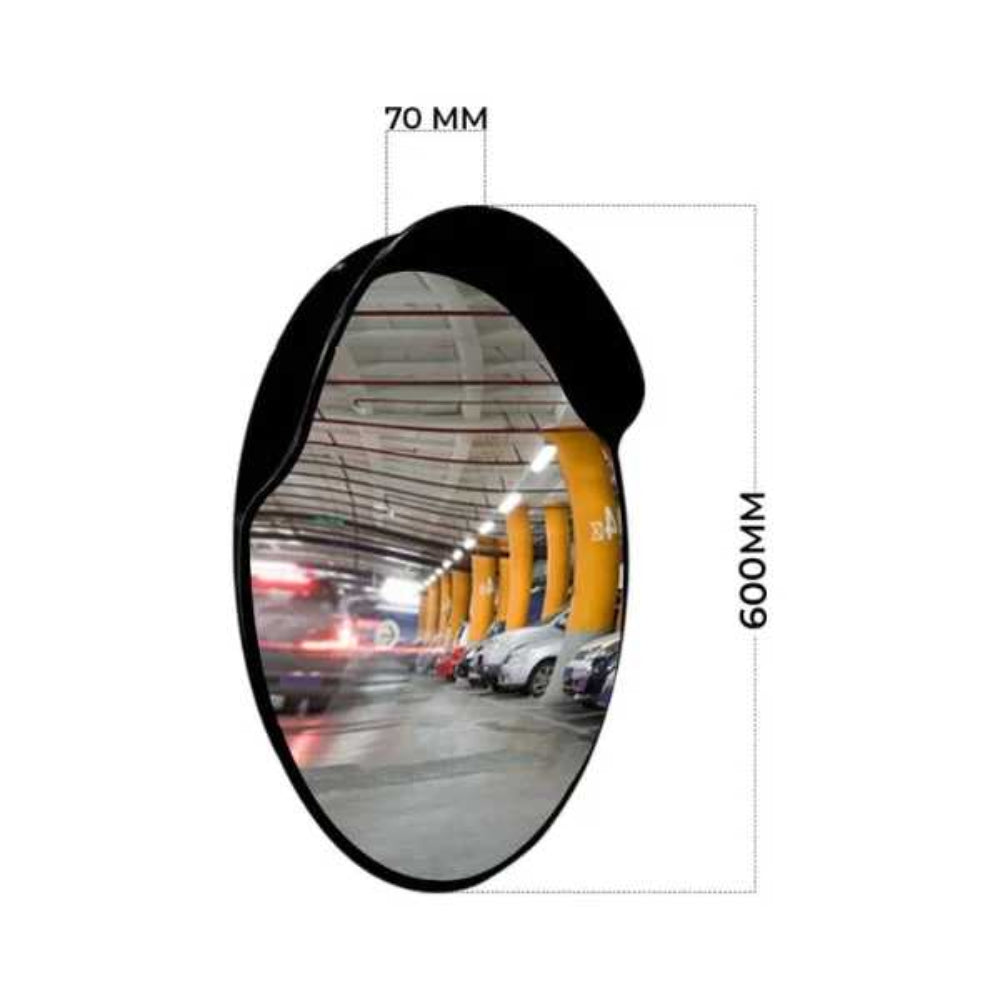 convex safety mirror for outdoor