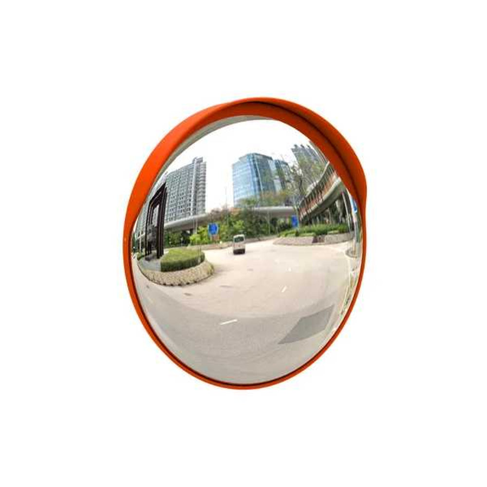 wide angle convex traffic mirror for blind spot safety