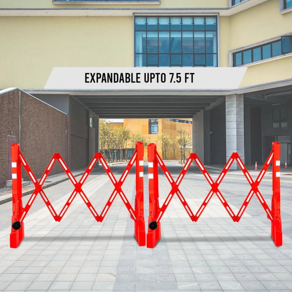 Expandable Safety Barrier 2.3m | Red Foldable Crowd Control Barrier