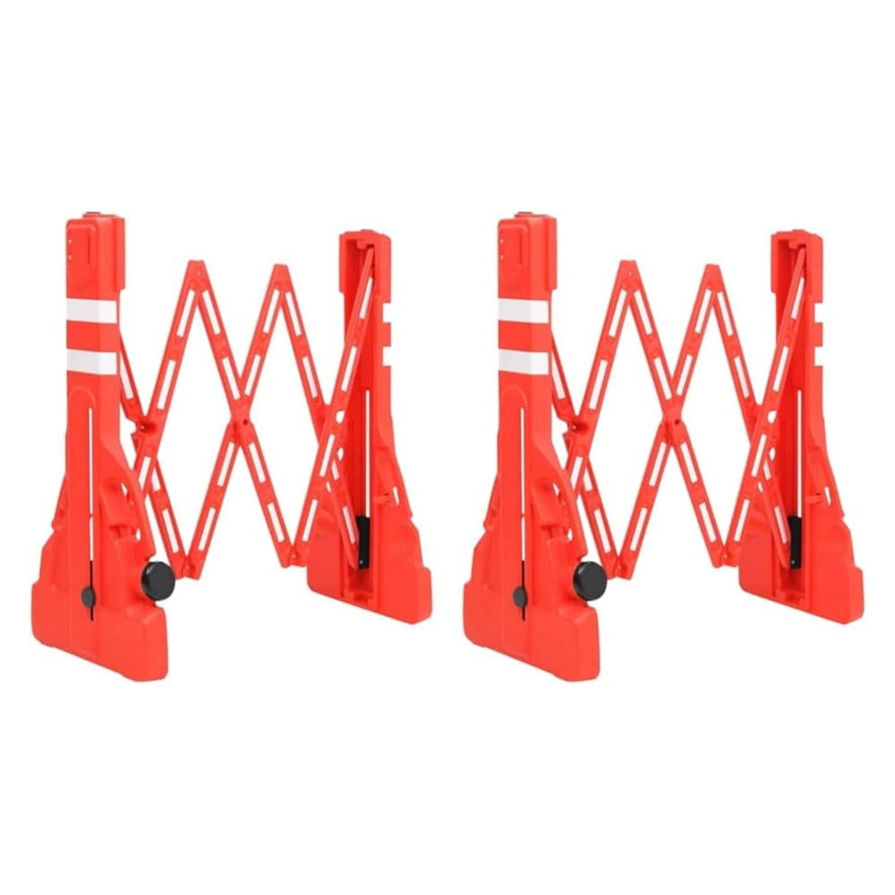 Expandable Safety Barrier 2.3m | Red Foldable Crowd Control Barrier