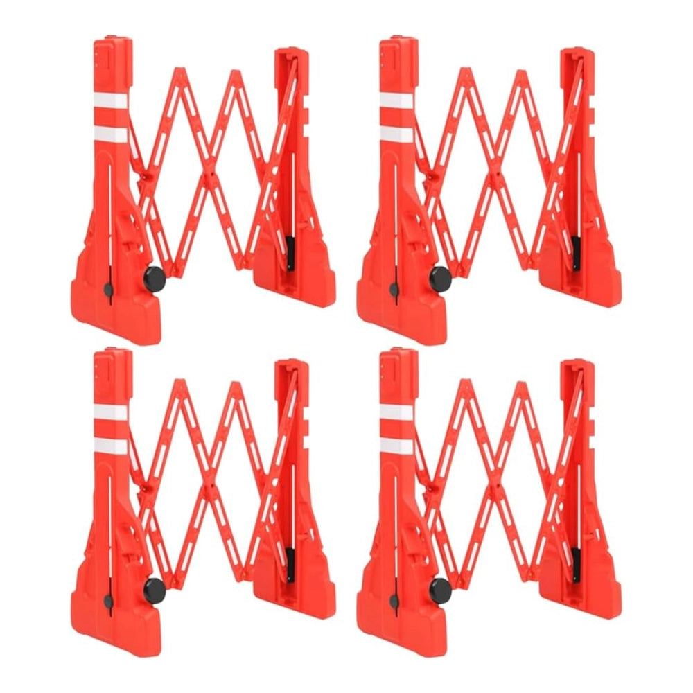 Expandable Safety Barrier 2.3m | Red Foldable Crowd Control Barrier
