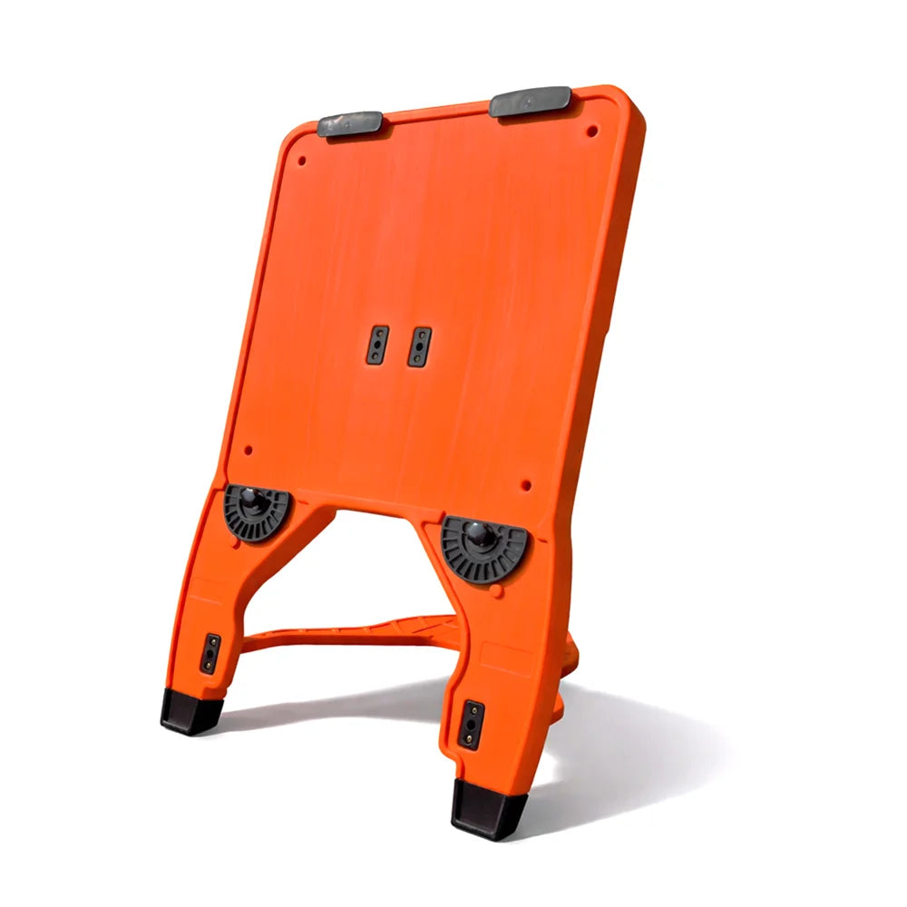 Orange A Frame Sign Stand | Foldable Pavement Sign Holder 24x24 Inch