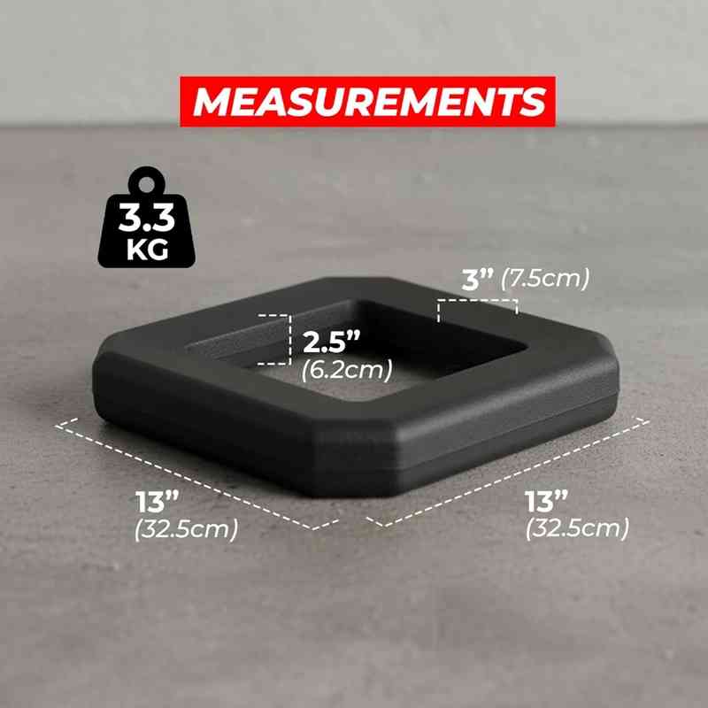 Weighted Cone Base 3.3KG | Stable PVC Base for Parking, Wet Floor & Warning Cones