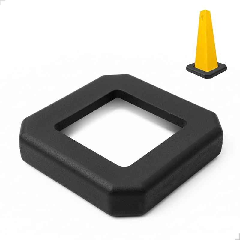 Weighted Cone Base 3.3KG | Stable PVC Base for Parking, Wet Floor & Warning Cones