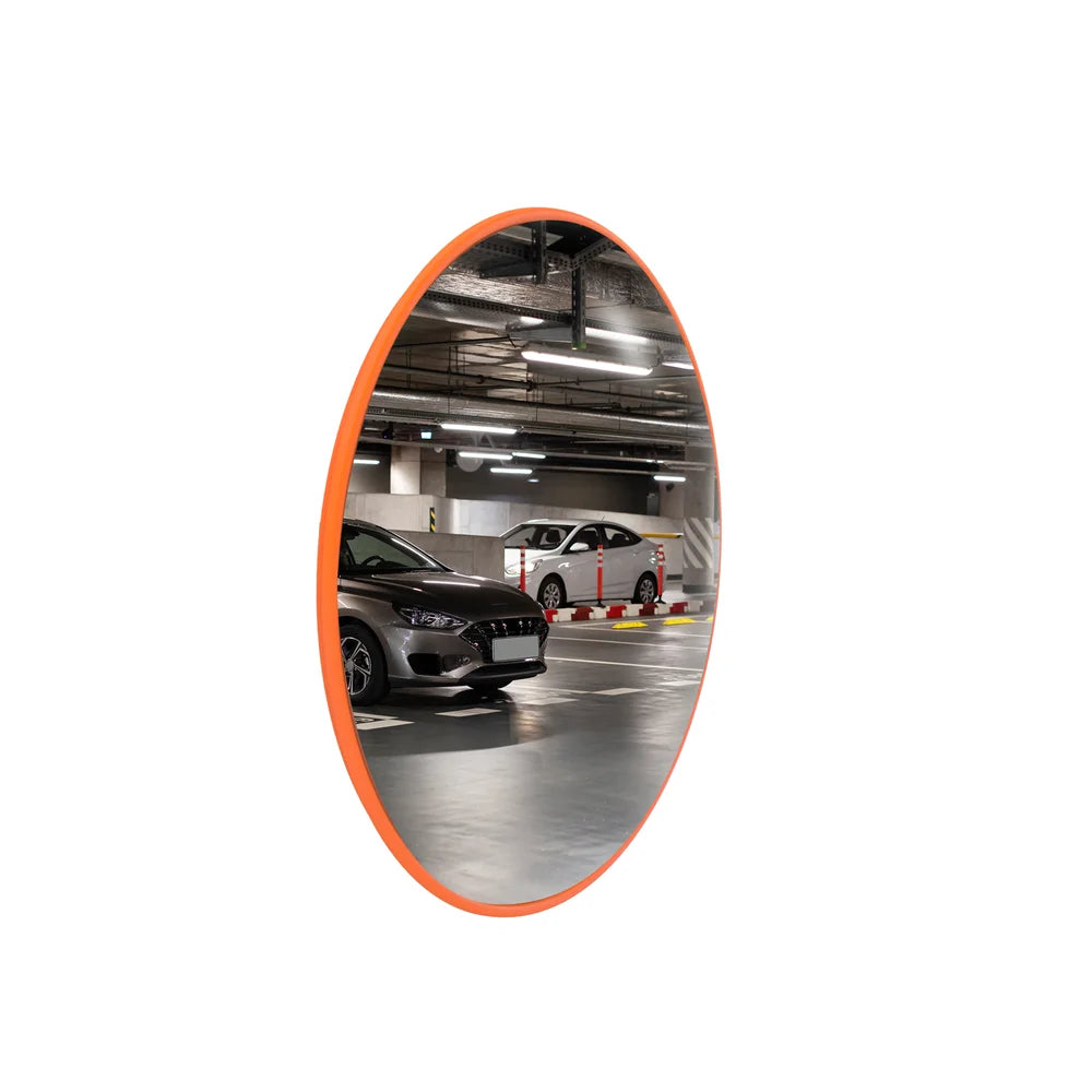 indoor convex safety mirror for blind spot security and visibility