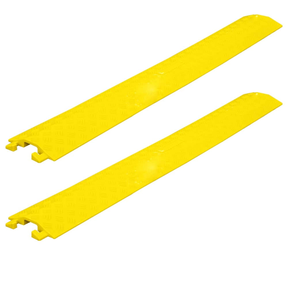 Plastic Cable Protector - 100x 13CM | Single Channel Drop Over Cable Ramp