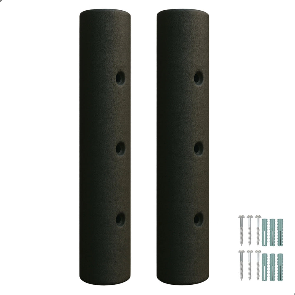 Rubber Buffer Strip D-Type 90x10x10 CM | Heavy Duty Wall Guard & Dock Bumper
