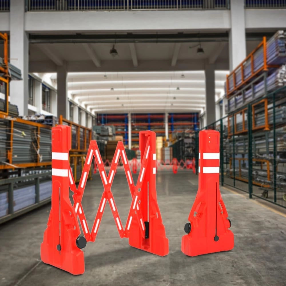 Expandable Safety Barrier 2.3m | Red Foldable Crowd Control Barrier