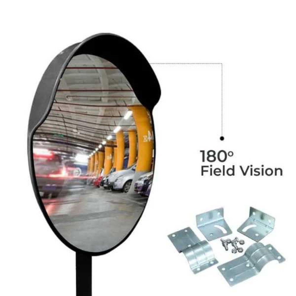convex safety mirror for outdoor