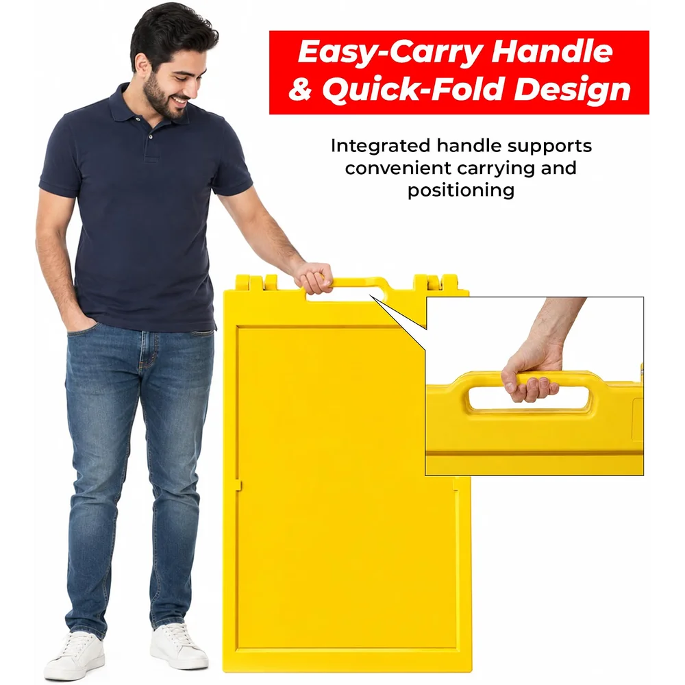 Berry Large Yellow A Sign Board Pavement Sign 110CM