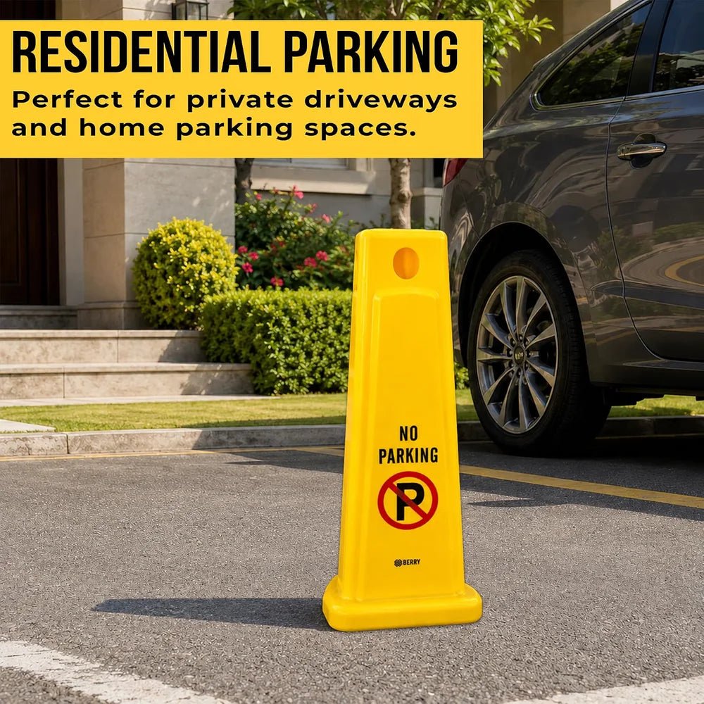 Berry 65CM Yellow No Parking Cone